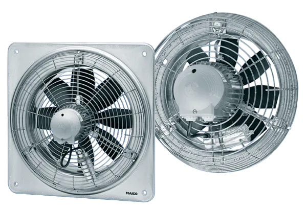 Aksijalni zidni ventilatori Maico EZQ / EZS / DZQ / DZS